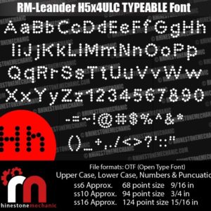 Rhinestone Fonts